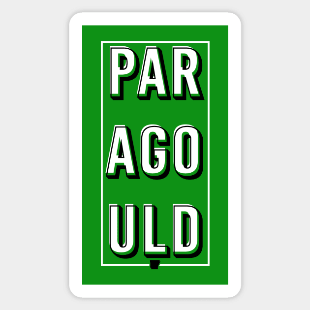 Paragould City Block Sticker by rt-shirts